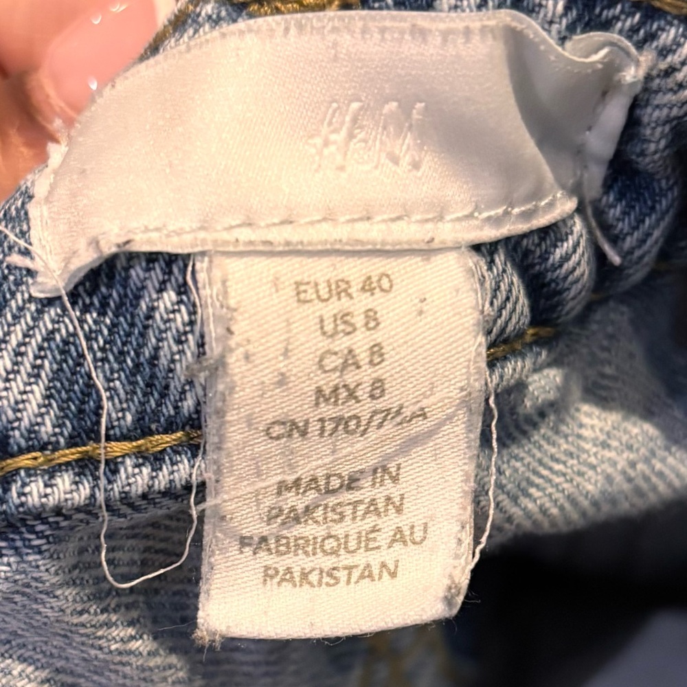 H&M Women's Light Blue Denim Jeans